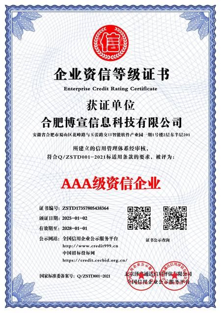 AAA级资信企业_中文版